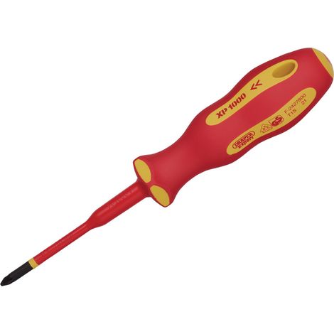 Draper Ergo Plus™ Slimline PZ Type VDE Screwdriver No. 1 x 80mm (1/2)