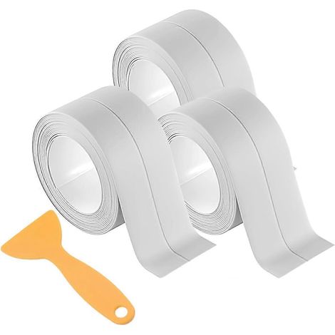 rouleaux de ruban d'étanchéité, adhésif imperméable, blanc (1/5)