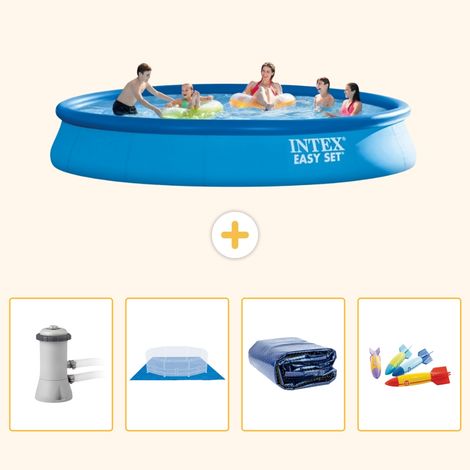 Intex Piscine Easy Set Ronde - 457x84 cm - 5-pièces S220 (1/5)