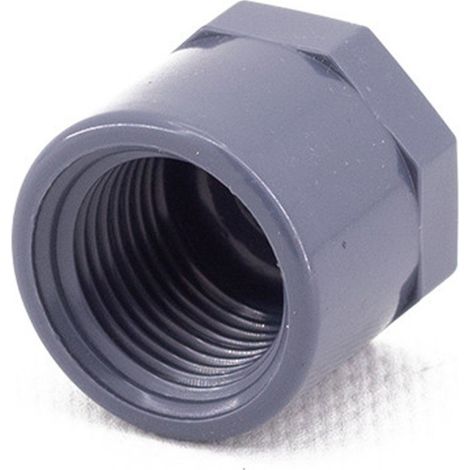 Tapón de Rosca Hembra PVC - Disponibles en Varias Medidas  1 1/4" -