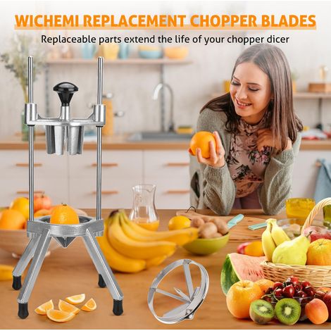 Coupe-fruits ergonomique détachable en acier inoxydable tranchant, séparateur pour pommes, poires et oranges, 4 sections (1/5)