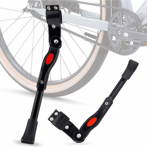 VURAHOME - Fahrradständer, verstellbarer MTB-Ständer aus Aluminiumlegierung mit rutschfesten Gummifüßen, universeller Seitenständer für Mountainbikes, Rennräder, Fahrräder und andere (34,5 cm-4 Zoll) (1/5)