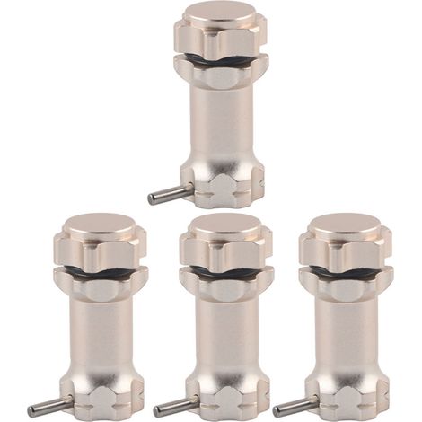 4 Pièces Allonges de Moyeu Hexagonal 17mm en Aluminium pour Voiture RC 1:8 (Couleur Titane) (1/5)