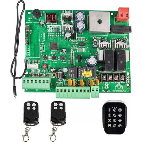 Kit d'ouvre-portes automatiques Carte 12V/24V for panneau de commande d'ouvre-porte pivotant à Double bras automatique système de Center de contrôle intelligent remplacer les raccords pour accessoires (1/5)
