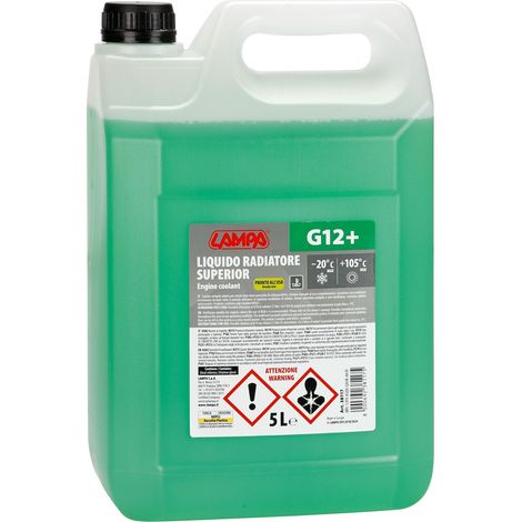 Superior-Verde G12+, liquido radiatore - (-20°C/+105°C) - 5 L