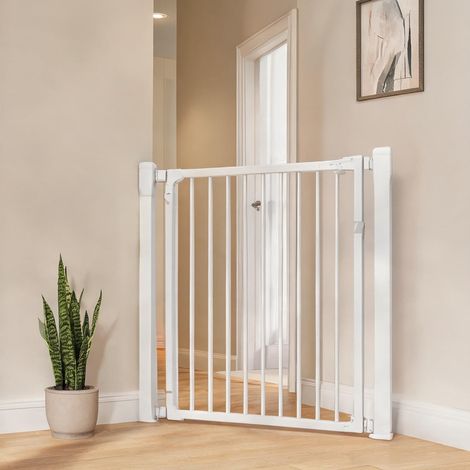 Barrière pour animaux réglable de 75 à 145 cm sans perçage (1/5)