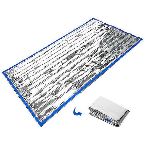 Sac de couchage d'urgence extérieur pour la randonnée et le sauvetage, avec moustiquaire intégrée et isolation thermique, anti-humidité. (1/5)
