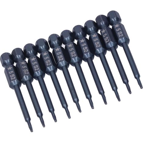 10 embouts de tournevis magnétiques Pentalobe en acier allié S2 pour outils à main (1/5)