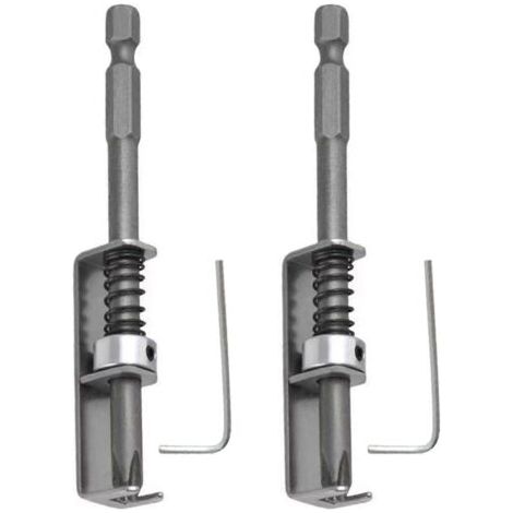 Embout de vissage magnétique PH2, embout de tournevis à ressort, tige hexagonale pour un perçage et un positionnement des vis faciles-AquaForge (1/5)