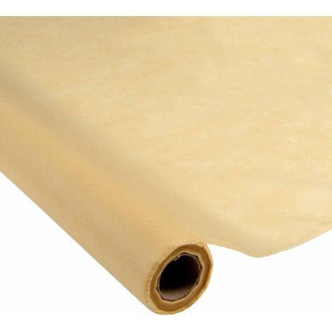 Nappe Plastique "Intissé" 1,20x10m Crème (1/2)
