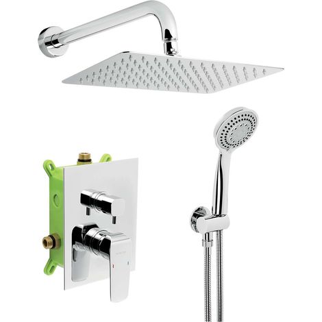 Novaservis Nobless Tina - Conjunto de grifo empotrado y accesorios de ducha, cromo SADA38051R,0