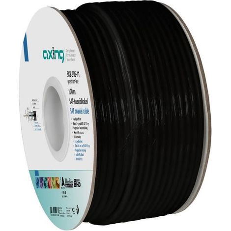 Axing SKB39511, 100 m, Noir, 6,8 mm, Polyéthylène (PE), -5 - 50 °C (1/2)