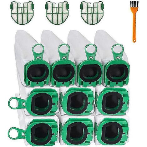 10+4 sacs pour aspirateur Vorwerk Kobold VB100 VB 100 FP100 FP (1/2)
