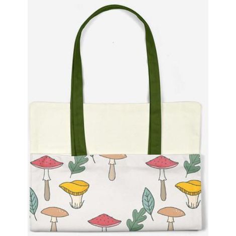 Sac Shopping - Tote Bag Coton - Noir - 34 x 40 cm - Anses 30 cm - Réutilisable - 1 Pièce (1/4)