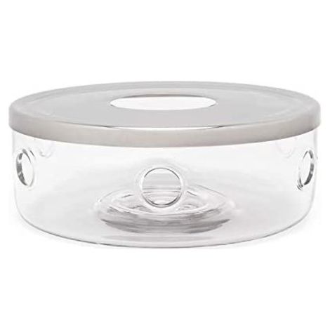 Bredemeijer Teewärmer Glas mit Edelstahlplatte (1/2)