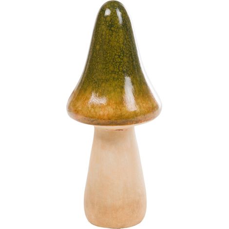 Amadeus - Champignon Terracotta vert 22,5 cm (1/2)