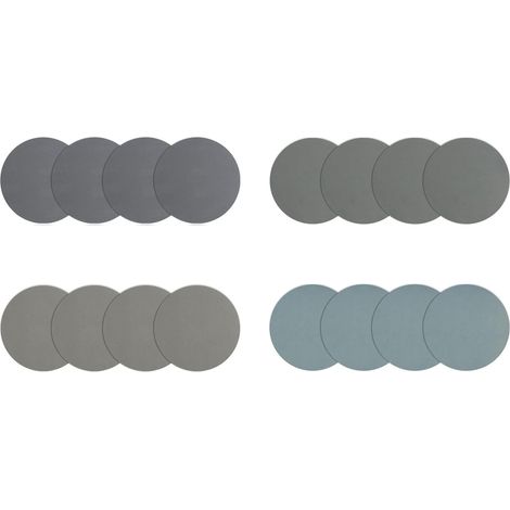 Disques Abrasifs Auto-Adhésifs - 18 Pièces - Grains 1500 2000 3000 5000 - Pour Ponçage Humide et Sec - Diamètre 150 mm (1/5)