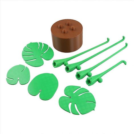Monstera-Untersetzer-Set – 3D-Druck – Integrierte Blätter – 6er-Set – Natürliche Dekoration – Eleganter Getränkehalter (1/5)
