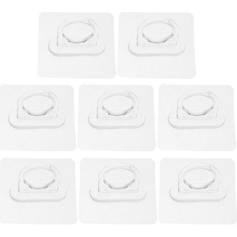 Support de bouteille à crochet adhésif transparent pour pommeau de douche (paquet de 32 pièces) (1/5)