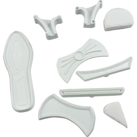 Silikonform für High Heels (9-teilig) – DIY-Werkzeug für Fondant, Kuchen, Gebäck und Seife (1/5)