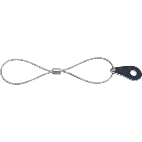 Fil De Suspension Léger, Corde en Acier Inoxydable 304, Fil De Suspension pour Panneau De Lampe Fluorescente avec Trou 1,0 Mm X 2000 Mm (1/5)