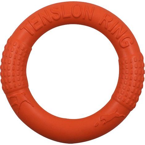 Anillo de entrenamiento para perros, ideal para gimnasio al aire libre, con correa flotante y herramienta interactiva para juegos de frisbee. Anillo de entrenamiento flotante de EVA (naranja). (1/5)