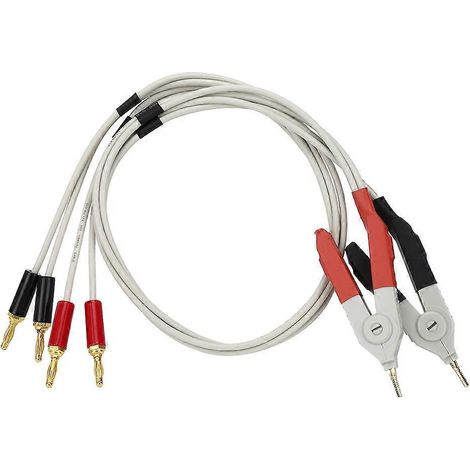 Cordon de test électronique à 4 pôles, borne de test de pont numérique, borne de test à faible résistance, câble