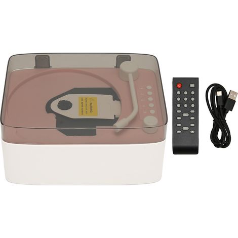 Lecteur CD Mini Multifonction Vintage Bluetooth Haut-parleur Musique CD pour Maison Rose (1/5)