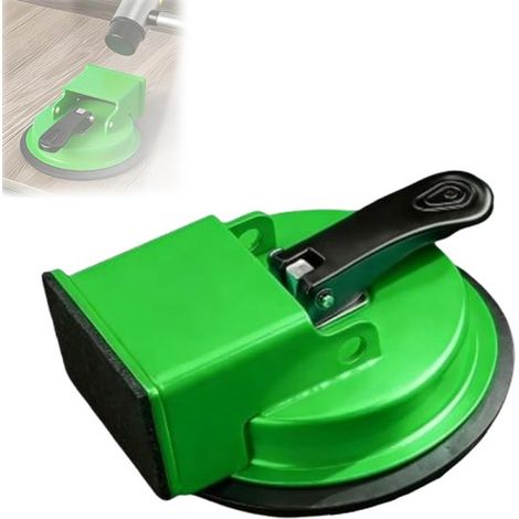 Réparateur de joints de sol avec ventouse – Vert – Redresseur de fentes – Sols vinyle, bois, stratifié (1/5)