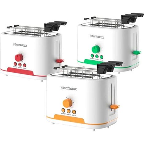 TRADE SHOP - Tostapane Elettrico Con Pinze 870w 6 Livelli Tostatura 3 Funzioni Vassoio Raccoglibriciole - (1/2)