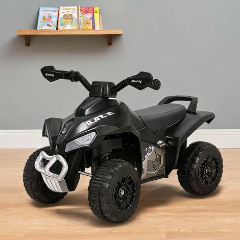 Porteur quad enfant 18-36 mois plastique noir phares LED (1/5)