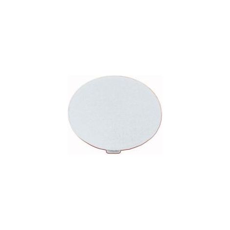 Étiquette bouton ' coup de poing ' blanc sans inscription EATON M22-XDP-W