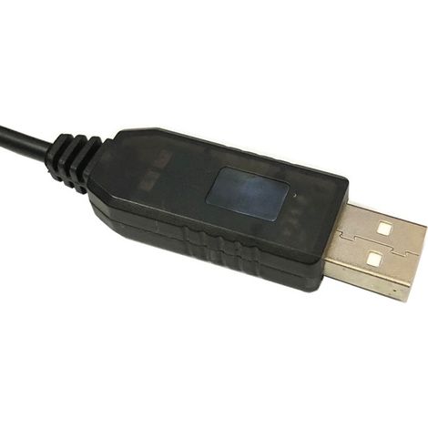 Câble convertisseur USB boost (5V vers 9V/12V) pour routeurs/modems optiques, batteries externes et charge. (1/2)