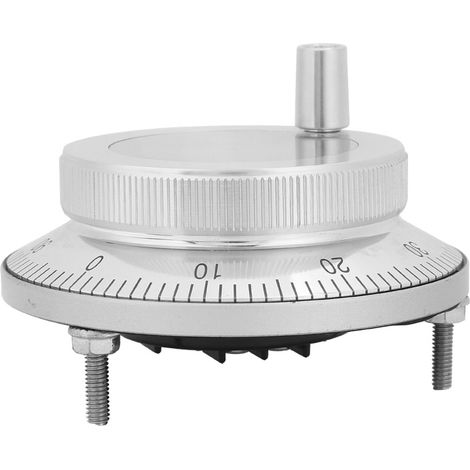 Générateur d'impulsions manuel CNC à volant 6 broches 80 mm, 5 V, 100 PPR, encodeur rotatif (1/5)