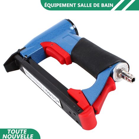 WAOBDLA 6mm/ 1/4in pneumatique portable cloudeur pneumatique clouer outil clouer pistolet agrafesse (1/5)