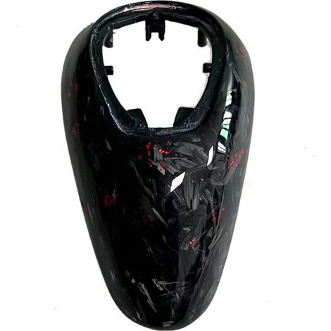 Garniture de pommeau de levier de vitesse à motif de points rouges pour voitures M2, F87, M3, F80, M4, F82, F83, M5 et F10. (1/3)