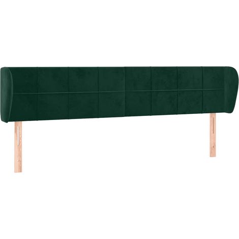 Maison Exclusive - Cabecero de terciopelo verde oscuro 183x23x78/ (1/5)