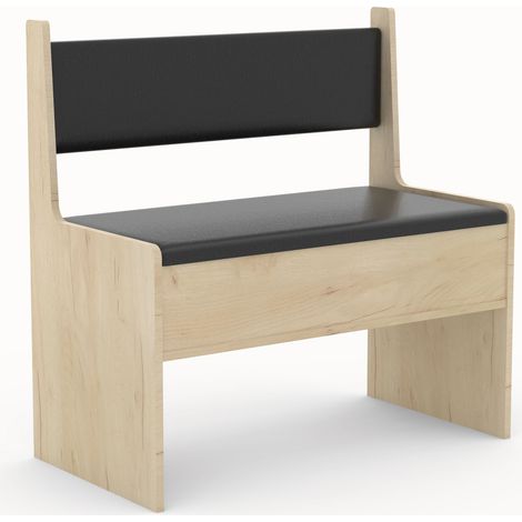 Panca panca angolare in legno Esal 80 cm 80x80x42 - VCM