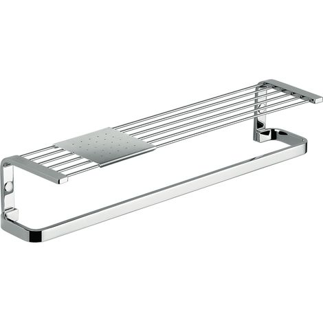 COLOMBO DESIGN Time w42770cr mensola con porta salviette 44,5 cm. cromato codice prod: W42770CR