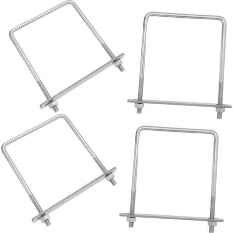 Kit de 4 boulons de fixation en U en acier inoxydable Unomor (1/5)