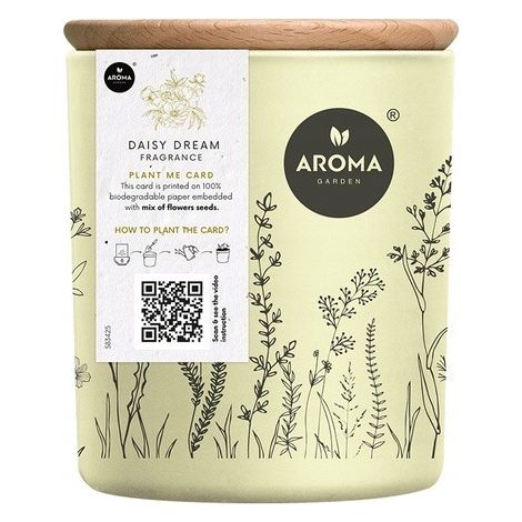 Candela profumata per la casa Fresh Garden Daisy Dream Aroma, 1 pezzo.