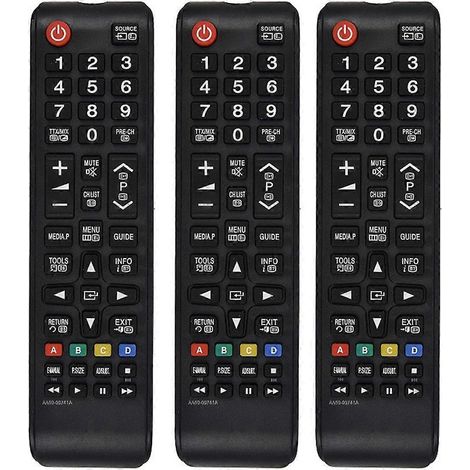 3er-Pack Ersatzfernbedienungen für Smart-TVs LE32C457C6H AA59-00741A (1/5)