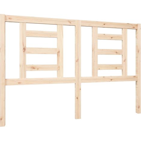 Maison Exclusive - Testiera per Letto 146x4x100 cm in Legno Massello di Pino (1/5)