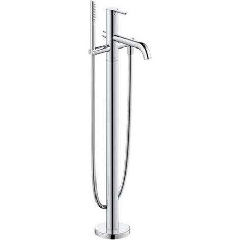 Mezclador de bañera-ducha Duravit C.1 con suelo cromado (1/4)