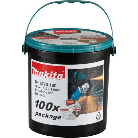 Disque à tronçonner Ø125mm x 1,2 WA60T (100 pcs) - MAKITA D-18770-100