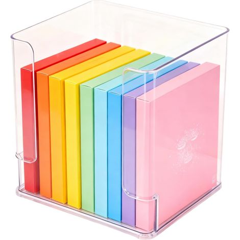 up Organizer aus transparentem Acryl geteilte Display Etuis