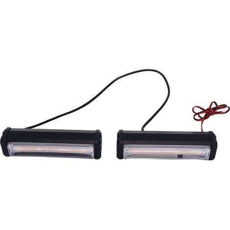 Lampe stroboscopique LED Flash Auto Avertisseur Étanche pour Moto Voiture UTV ATV Camion Engin de Chantier - Feu Clignotant Orange, 12V, Résistant aux Intempéries (1/5)
