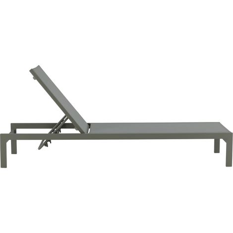 Copacabana chaise longue kaki. (1/4)