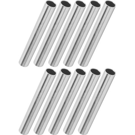 Lot de 10 tubes ronds droits en aluminium pour supports de robots, diamètre 14 mm, 6100‑1214‑0100 (1/5)
