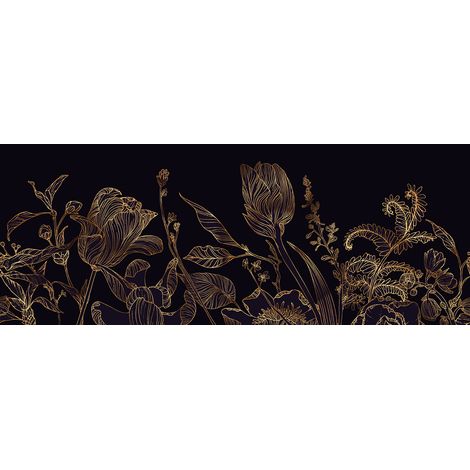 Papier peint panoramique - Fleurs - 130 cm x 50 cm (1/2)
